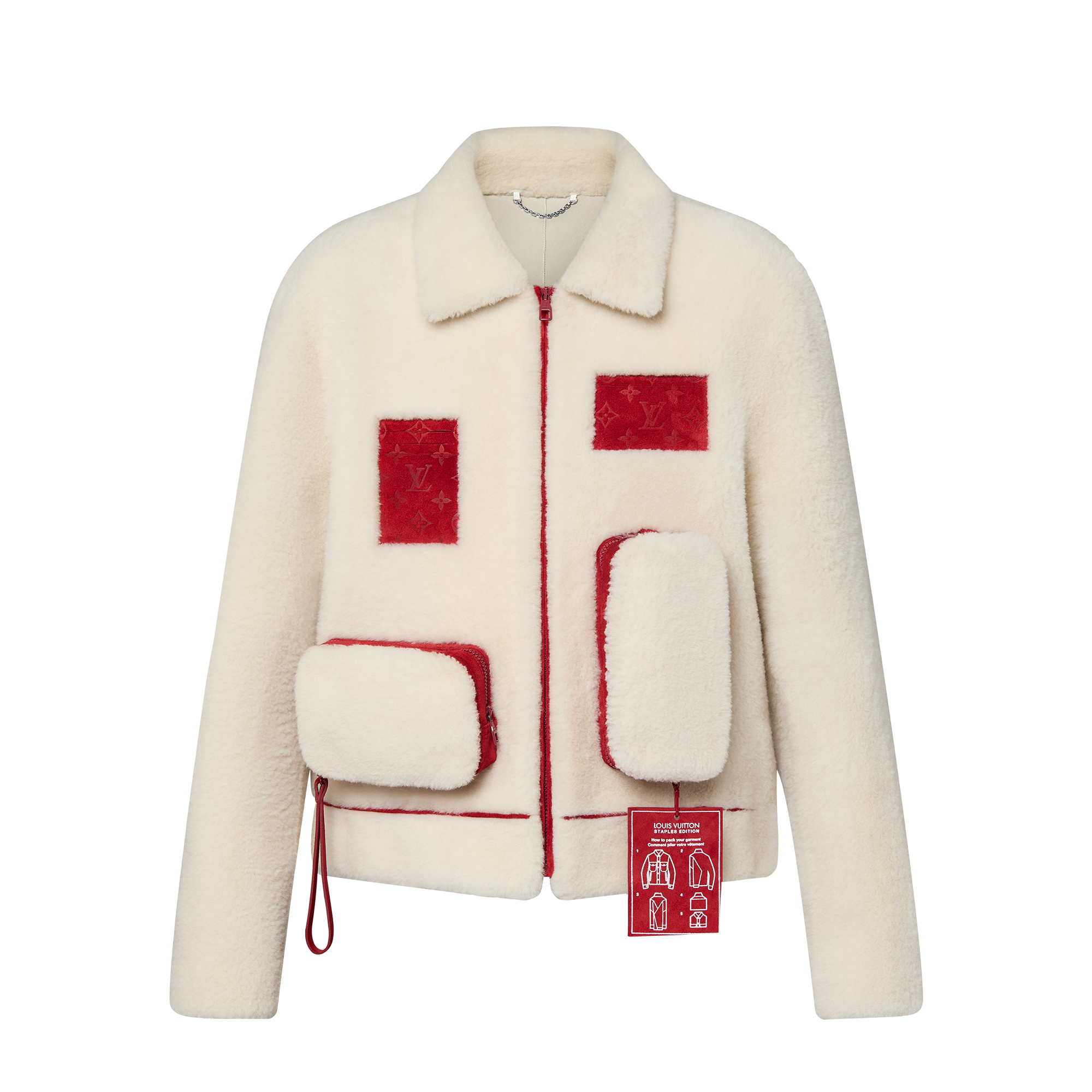 Louis vuitton white jacket sale